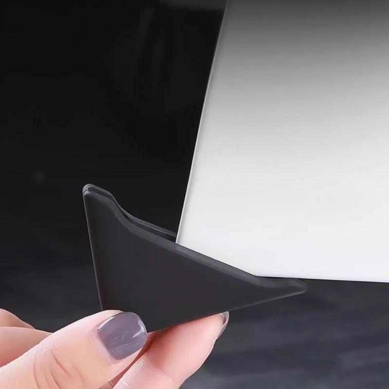 New 4PCS TPR Car Door Corner Cover Bumper Crash Scratch Protector Anti-Scratch Crash Protection Auto Care