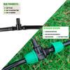 1/4" Pipe Plastic Locking Connector Barb Coupling Irrigation Connector Garden Watering Irrigation Diverter Pipe Fittings