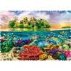Puzzle 600 Pièces - TREFL - Crazy Shapes - Paysage Et Nature - Ile Tropicale - Pour Adulte