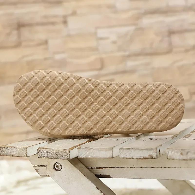 Fashion Ladies Shoes on Offer 2025 New Light Open Toe Slippers Women Outdoor Casual Weave Round Toe Flat with Plus Size Women's Sandals