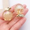 Colorful 3D Jelly Apple Pendant DIY Bracelet Necklace Earring Acrylic Jewelry Accessories