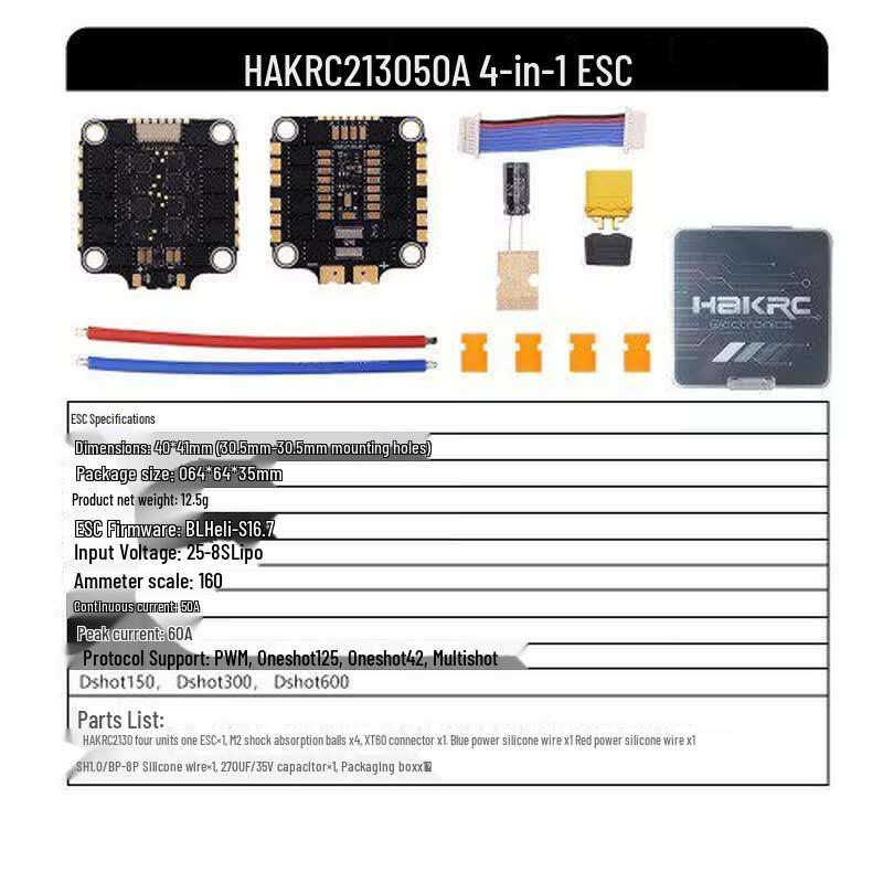 HAKRC BL-S 4-in-1 Brushless ESC