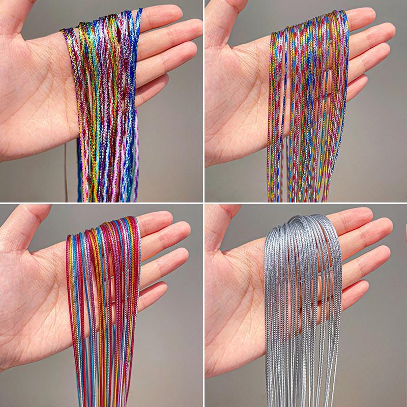 Girls' Jazz Dance Hair Accessories: Children's Braiding Ropes & Silver Street Dance Headwear