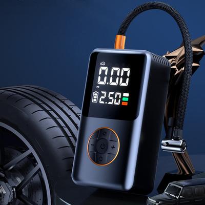 Yousheng Car Wireless Air Pump with Light USB Rechargeable Portable Inflator Pump for Automobile Bicycle Ball Electric Tire Pump