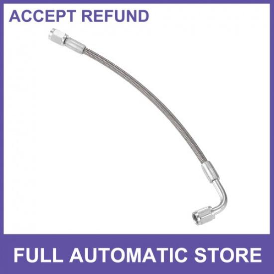 

ONE AN3 Braided Steel Turbo Oil Feed Line Hose End 9 Universal