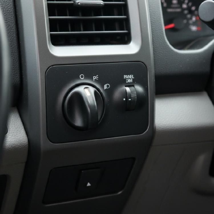 Headlight Switches Trim, Headlight Control Switches Frame Trim Decoration Cover 88924369, F81Z11654AA