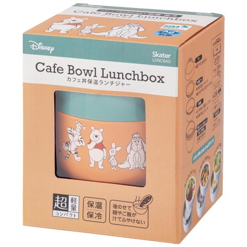Skater Antibacterial Thermal Lunch Box Bowl Shape Lunch Jar 540ml Disney Winnie the Pooh Mute Color LDNC6AG-A