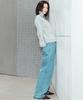 Nigaennikol Vintage Washed Straight Denim Pants_Vintage Blue