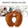 Soft U-Shaped Pillows Portable And Comfortable For Travel Comfort U-Shaped Pillows Sleep Cute