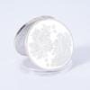 Year after year surplus, silver commemorative coins, lucky koi commemorative medals for attracting wealth, silver coins, color printed lucky coins
