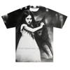 Lana Del Rey Weißes Feder-Falkenschwanz-Hirschjäger T-Shirt Retro 3D-Druck Street T-Shirt Herren Damen Rundhals Mode Kurzarm Tops