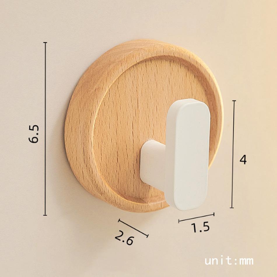 

Деревянный крючок для ванной комнаты, клейкий, черный, белый, ореховый, алюминиевый, креативный держатель для пальто, полотенце, ключ для одежды, дверные крючки для халата