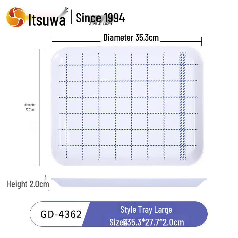 Simple Nordic Melamine Serving Tray