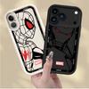 Marvel Spiderman Ironman Hülle für iPhone 16e 13 12 11 Pro Max 15 16 14 Plus XS Max XR 17 Air Weiche Abdeckung