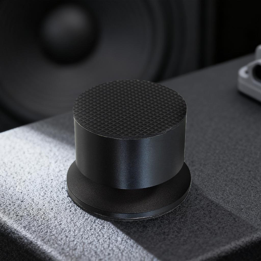 Universal Spring Loaded AntiVibration Pad for Speakers Aluminum Construction NonSlip Rubber Base