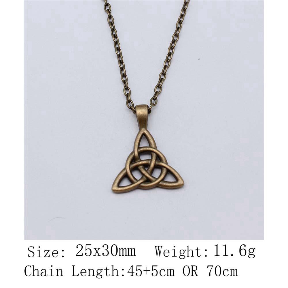 Gifts For Women Woman Long Necklace Celtic Hexagram 45cm Or 70cm Long Chain Necklace Cheap Cute Stuff Pendants And Necklaces