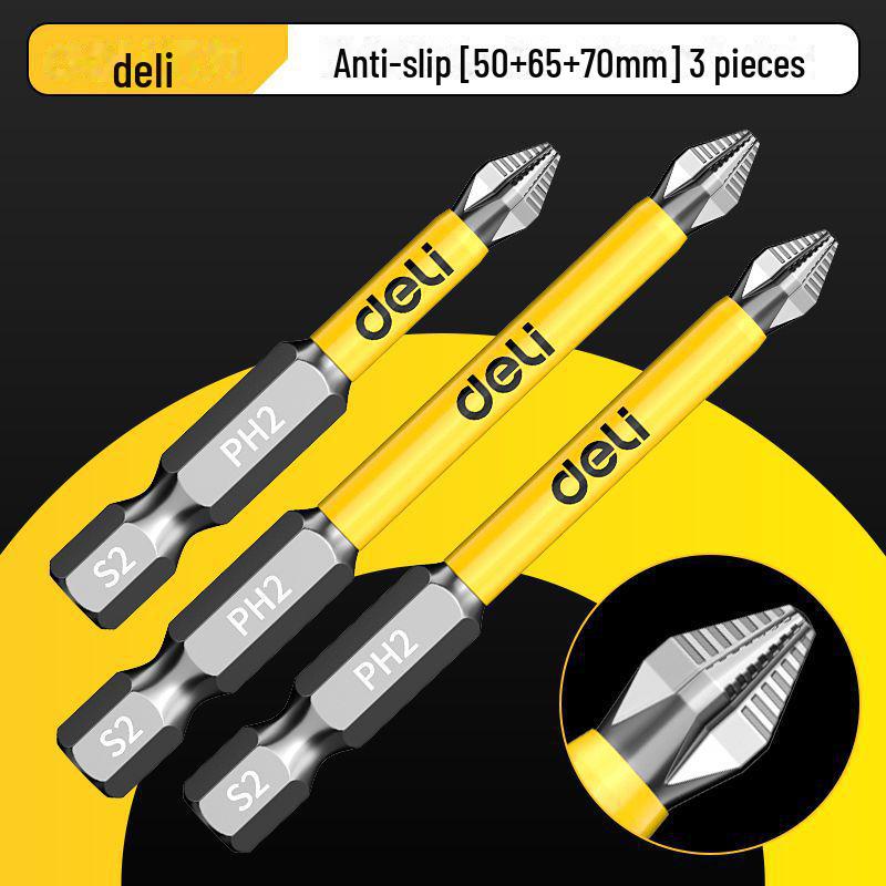 

Набор электрических отверток Deli Non-Slip Cross Magnetic с шестигранными битами высокой твердости для дрелей