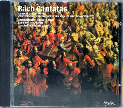 CD BACH, EMMA KIRKBY, DAVID THOMAS, TA - Cantatas: Ich Habe Genug BWV 82 CDA66036 Hyperion 1987 UK Classical Used