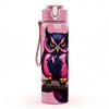 1PC Plum Branch Owl Bird 750ml Color Plastic Sports Water Bottle Leakproof Flip Straw Lid Suitable for Sports Office Home Use