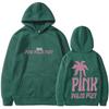 2025 Trending Men's & Women's Coconut Tree Pink Hoodie