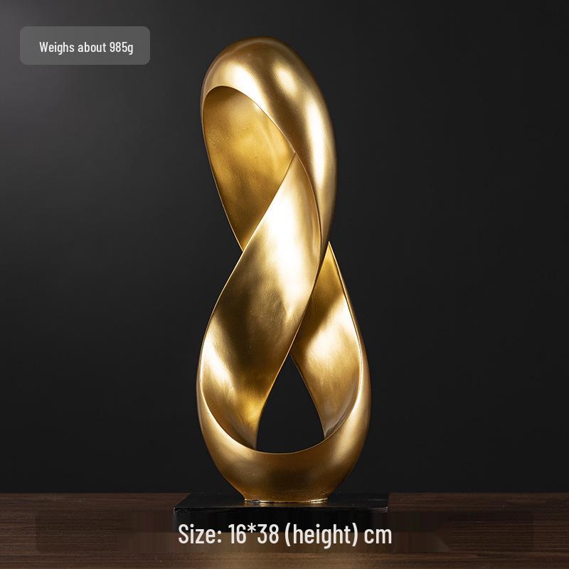 

Современная роскошная статуэтка для ТВ-тумбы - Креативный декор для гостиной, офиса или кабинета; Идеальный подарок на новоселье.