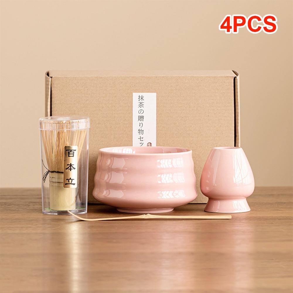 4/7PCS Reusable Japanese Matcha Tea Set Food Grade Matcha Stirring Brush Stirring Green Tea Whisk