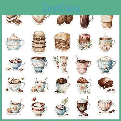 50diy Stickable Coffee Stickers For Notebooks Laptops Phones And More