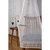 Double Pasta Silvery Blash Flat Tylle Curtain 1/3 Frequent Pile