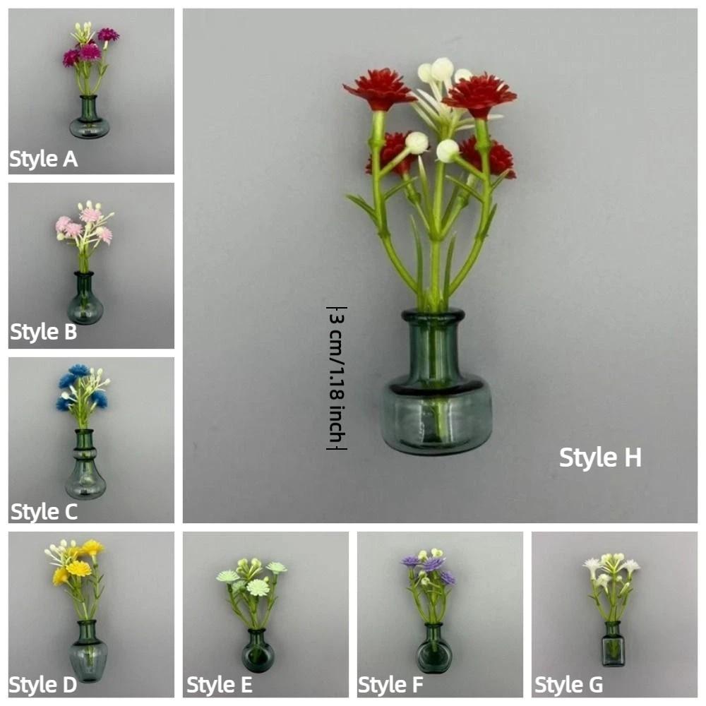Exquisite Mini Vase Magnets 3D Refrigerator Magnets Cute Magnetic Vase Sticker  Home