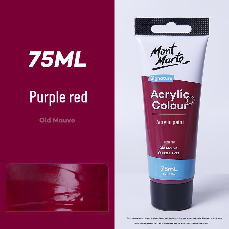 Montmartre 75ml Waterproof Non-Fading Acrylic Paint Set: Perfect for Children’s Textiles and Art Projects, Sunscreen Formula