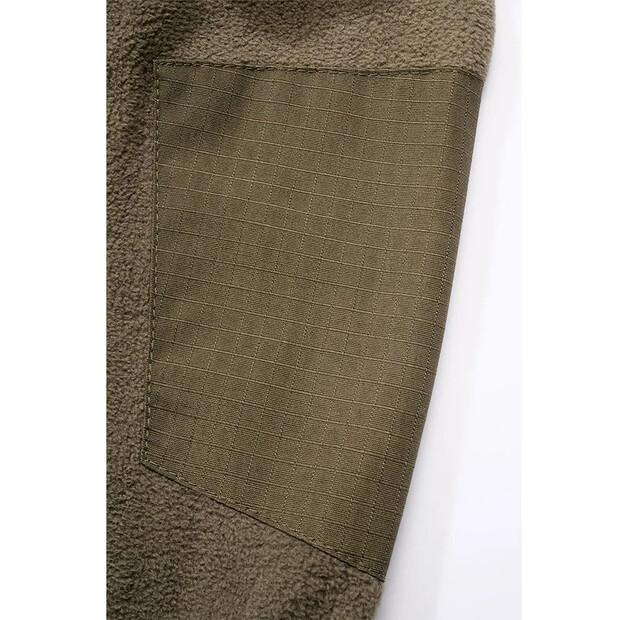 Brandit Флисовая кофта с полумолнией Troyer Ripstop