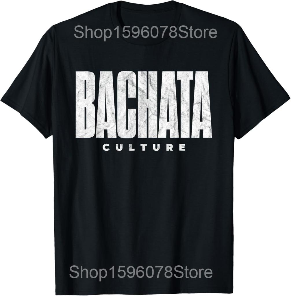 Funny Eat Sleep Bachata Repeat Dance Vintage T Shirts Men Cotton Humor Streetwear Tee Shirt Short Sleeve Unisex Loose Clothing