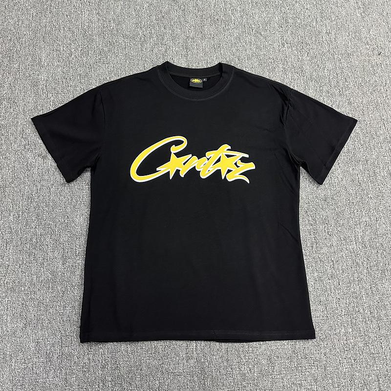 Corteiz Alcatraz Series T-shirts for Men and Women, Short-sleeve Short Sleeve with Lettered Logo Print Crew Neck Loose Casual T-shirt