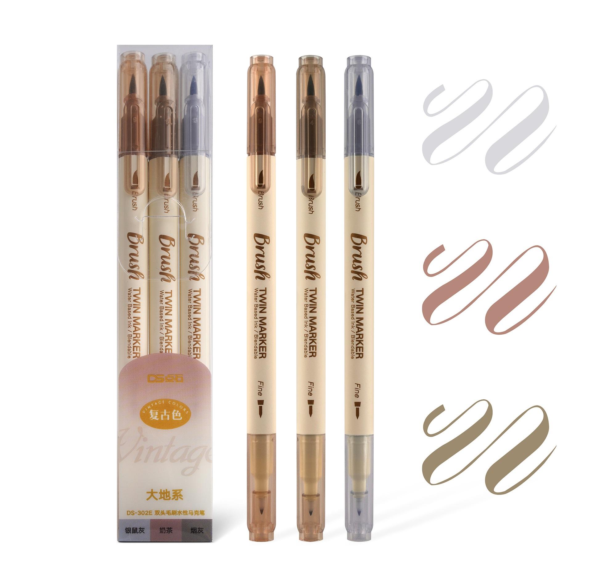 

Двусторонний маркер 3цвета серый