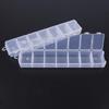 7 Compartments Adjustable Practical Long Storage Box Bead Ring Box Jewelry Presentation Organizer