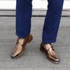 [Foxsense] Business Shoes Leather Men's Dress Shoes Genuine Leather Monk Strap Straight Tip High-Grade Men's Shoes Lightweight & Waterproof