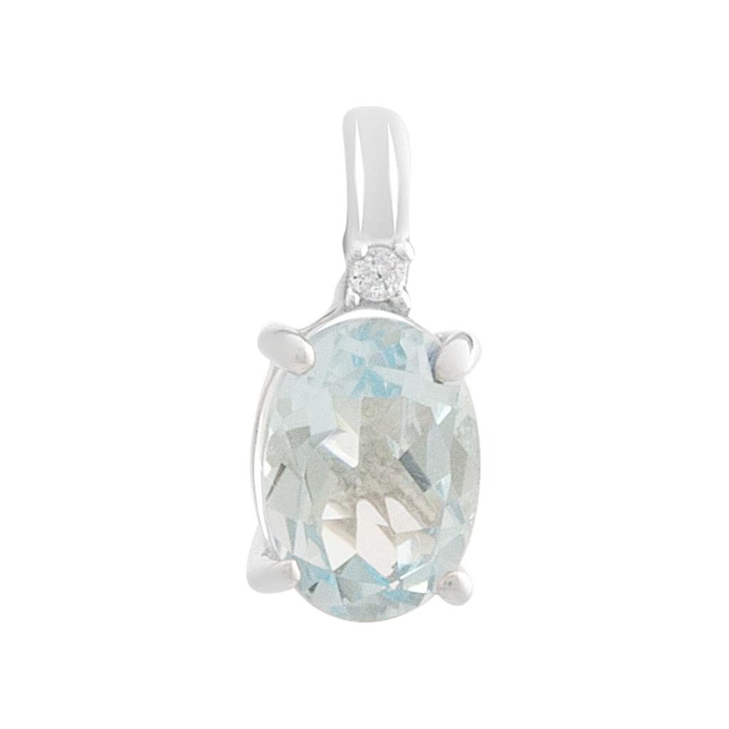 Silver Pendant with Topaz 0.948ct (2188353)