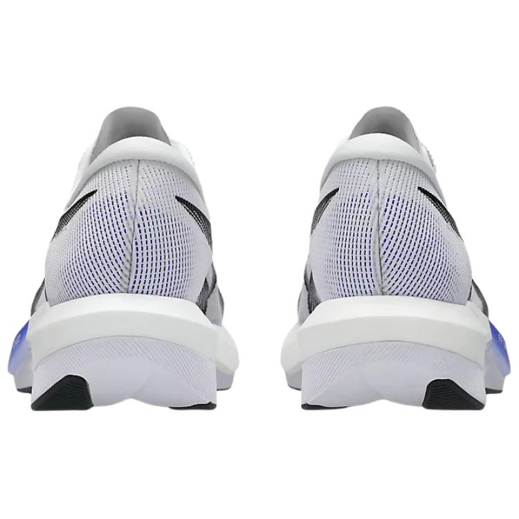 Asics נעלי ריצה קפיציות קלות ונוחות Magic Speed 5, סניקרס יוניסקס, לבן שחור 1013A183-100