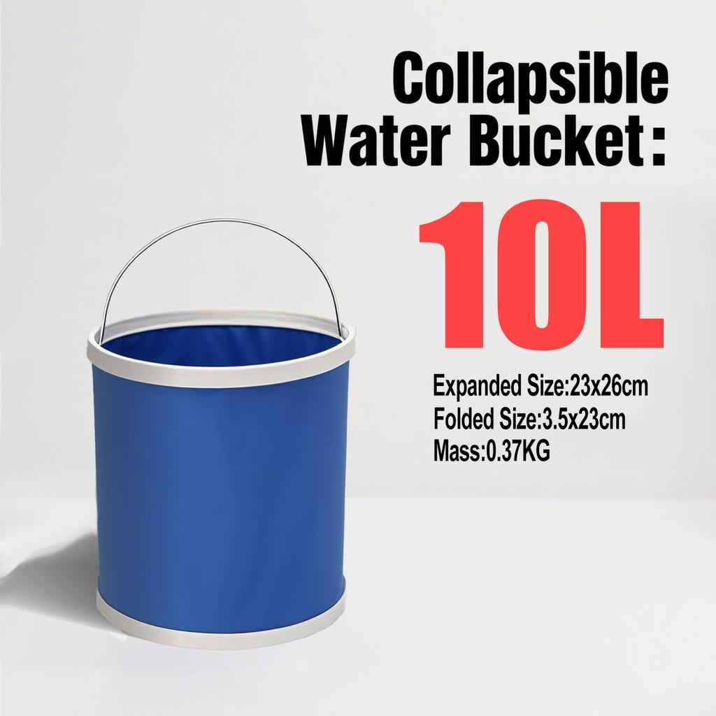 10L 11L 15L 19L Collapsible Oxford Bucket Car Washing Buckets Portable Folding Bucket  Space Multifunctional Waterproof