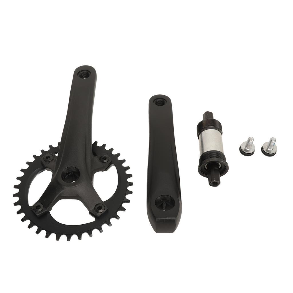 Kľuky na horský bicykel 104 mm BCD štvorhranné kužeľové kľuky 36T Pozitívna záporná reťaz s jedným kotúčom 7?12