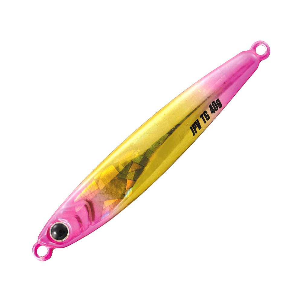 Major Craft Metal Jigpara Vertical Sunrise Jig, Tungsten, 150g, Pink, JPVTG-150