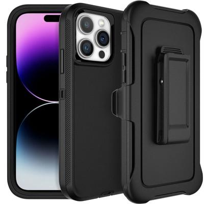 3 V 1 Otter Case Box Stojan pro IPhone 16 Pro MAX 14 13 12 11 15 XSMAX XR X XS SE 6 7 8 Plus Držák Odolné Pancéřové Pouzdro Klip na Opasek Stojanové Pouzdro