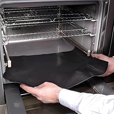 Silicone Oven Liner - 1pc Heavy Duty Nonstick Mat, Reusable Protective Oven Liner, Universal Fit for Electric & Gas Ovens