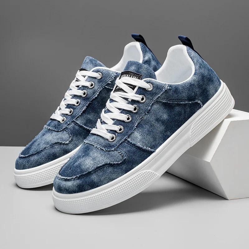 

Men Summer Casual Outdoor Sports Sneakers Breathable Comfortable New Casual Versatile Shoes Canvas Fashion Low Cut SkateBoard Shoe 41