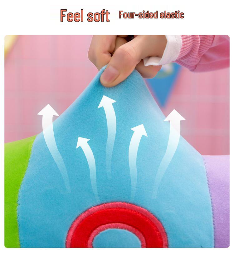 Colorful Caterpillar Plush Toy: Cartoon Centipede Pillow for Kids