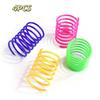 Colorful Plastic Spring Cat Toy Jumping Interactive Pet Supplies Scratch-Resistant Bite-Resistant for Cats