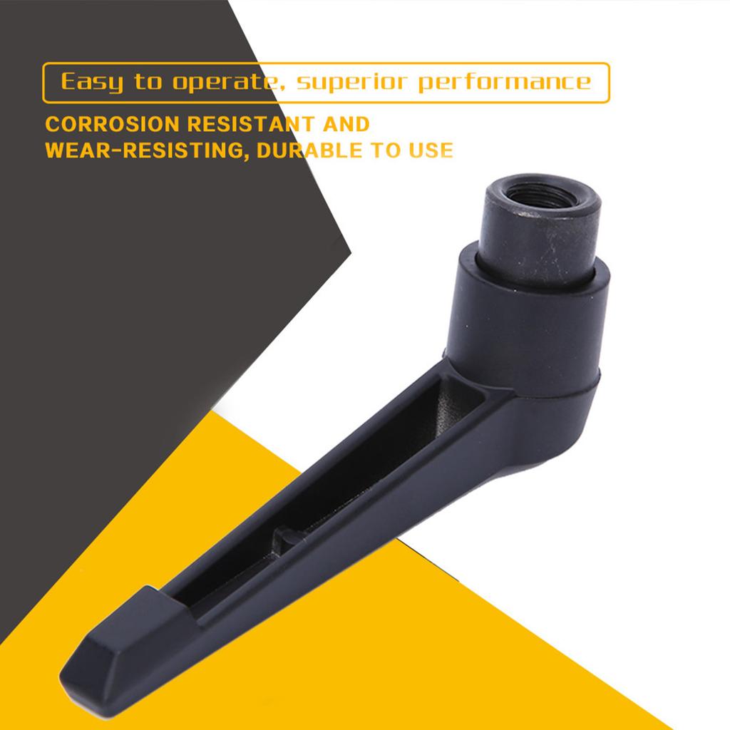 4PCS Metal Machine Knobs Adjustable Fixing Handle M4 Female Thread(50mm)