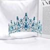 Hair Jewelry Baroque Crystal Crowns Shiny Ornament Princess Crown Rhinestone Diadem  Wedding
