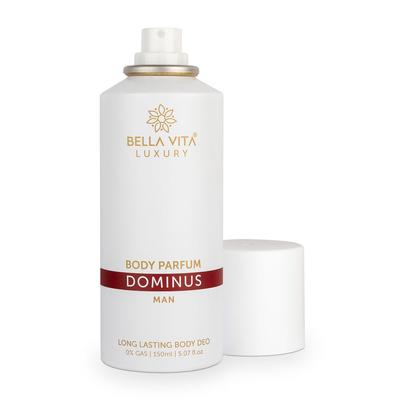Bella Vita Organic DOMINUS MAN Body Parfum | Parfum de corp premium, puternic și de lungă durată DEO | Cadou ideal 150 ML