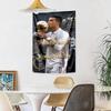Cristiano Ronaldo Custom Jouw Naam Muurdecoratie Wandkleed Kunst Voor Huisdier Herdenking Verjaardag Bruiloft Feest Achtergrond Familiecadeau
